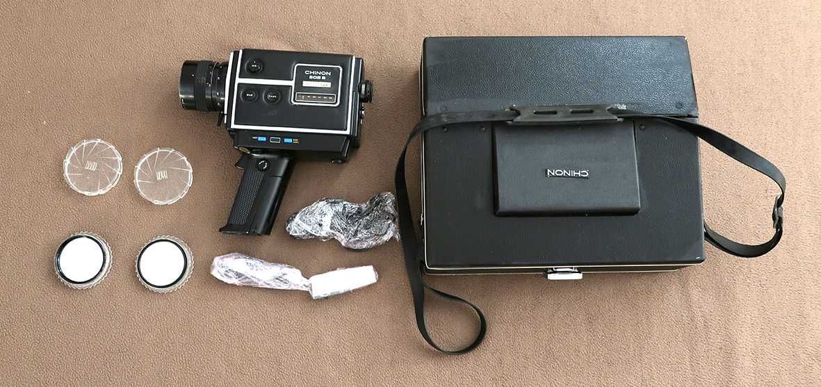 Conjunto câmara máquina filmar Chinon 805 S