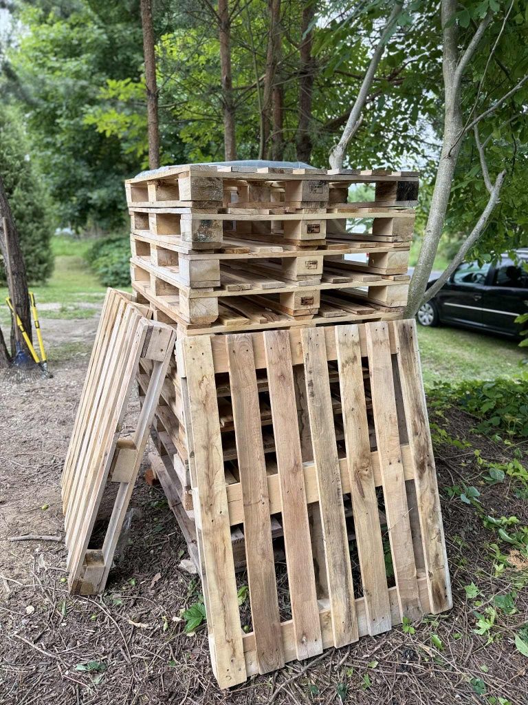 Palety z drewna LIŚCIASTEGO 100x120