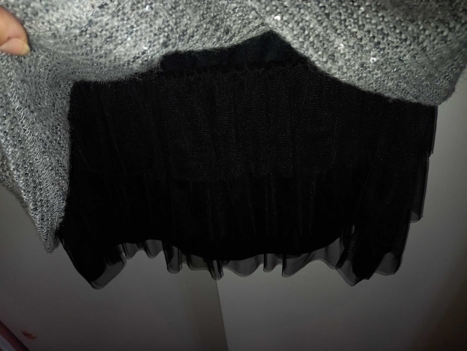 Vestido prateado e preto de cerimónia/festa - Rinascimento