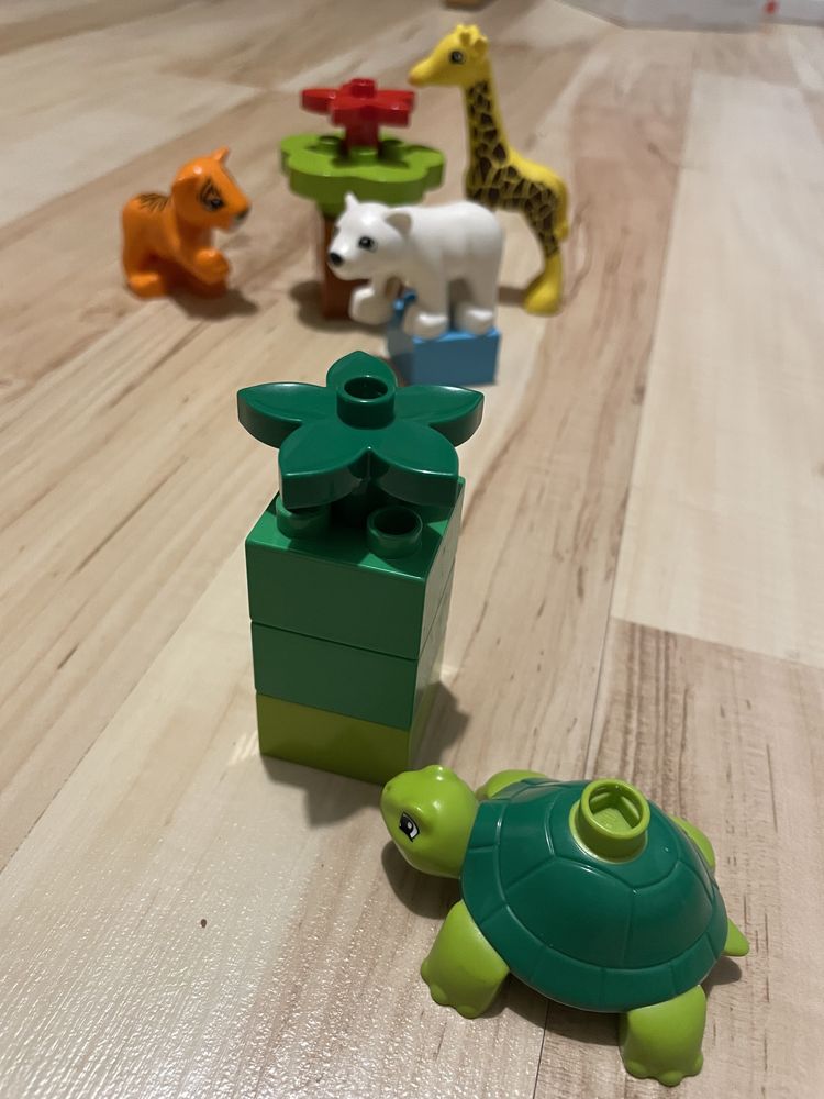 Lego Duplo 2 - 5 lat - małe zoo zestaw 10801
