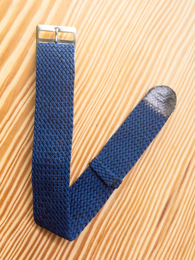 Morellato Perlon Tessuto, 22mm, pasek do zegarka, niebieski