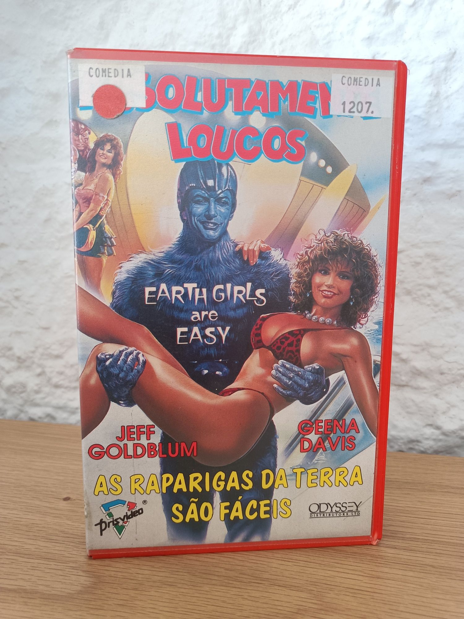 Filme VHS Absolutamente Loucos (Earth Girls Are Easy)