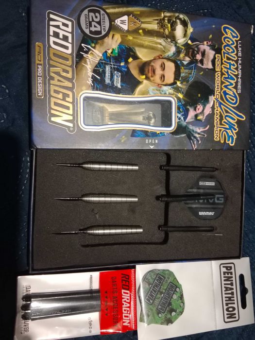 Lotki Red Dragon Luke Humphries TX1 24g (set meczowy Luke)