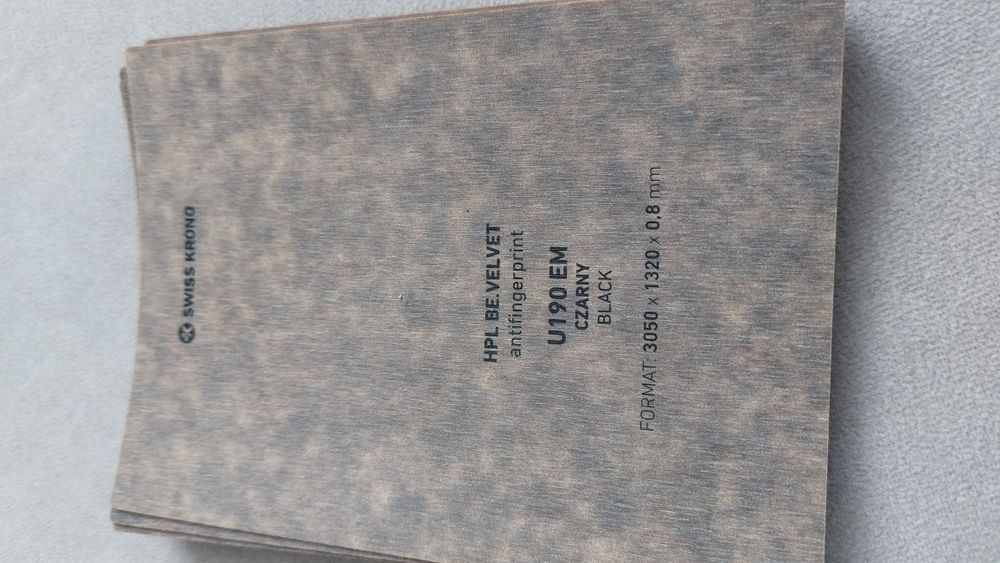 Wzornik próbnik swiss Krono hpl laminaty antifinger super mat matowe