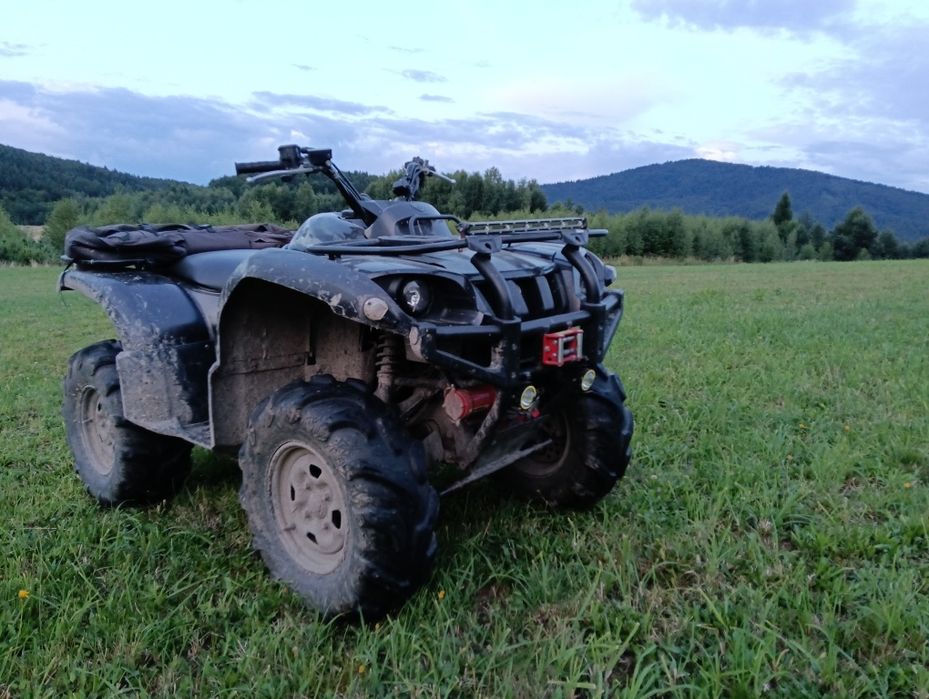 Quad ATV Yamaha grizzly 660 ,r.2003r + pług ,wyciągarka