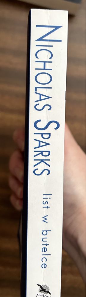 Ksiazka List w butelce Nicholas Sparks