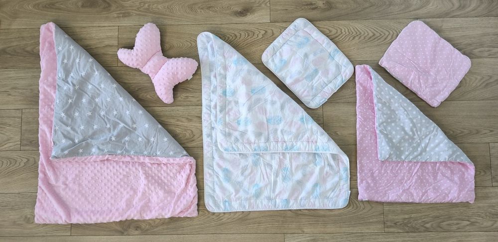 Paczka dla dziewczynki-ubrania rozm.62/68, pościel +GRATISY!