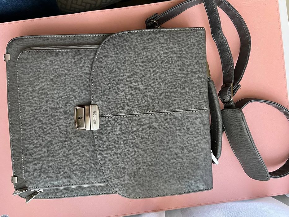 Шкіряна ділова жіноча сумка Bolinni (А-4 входить)