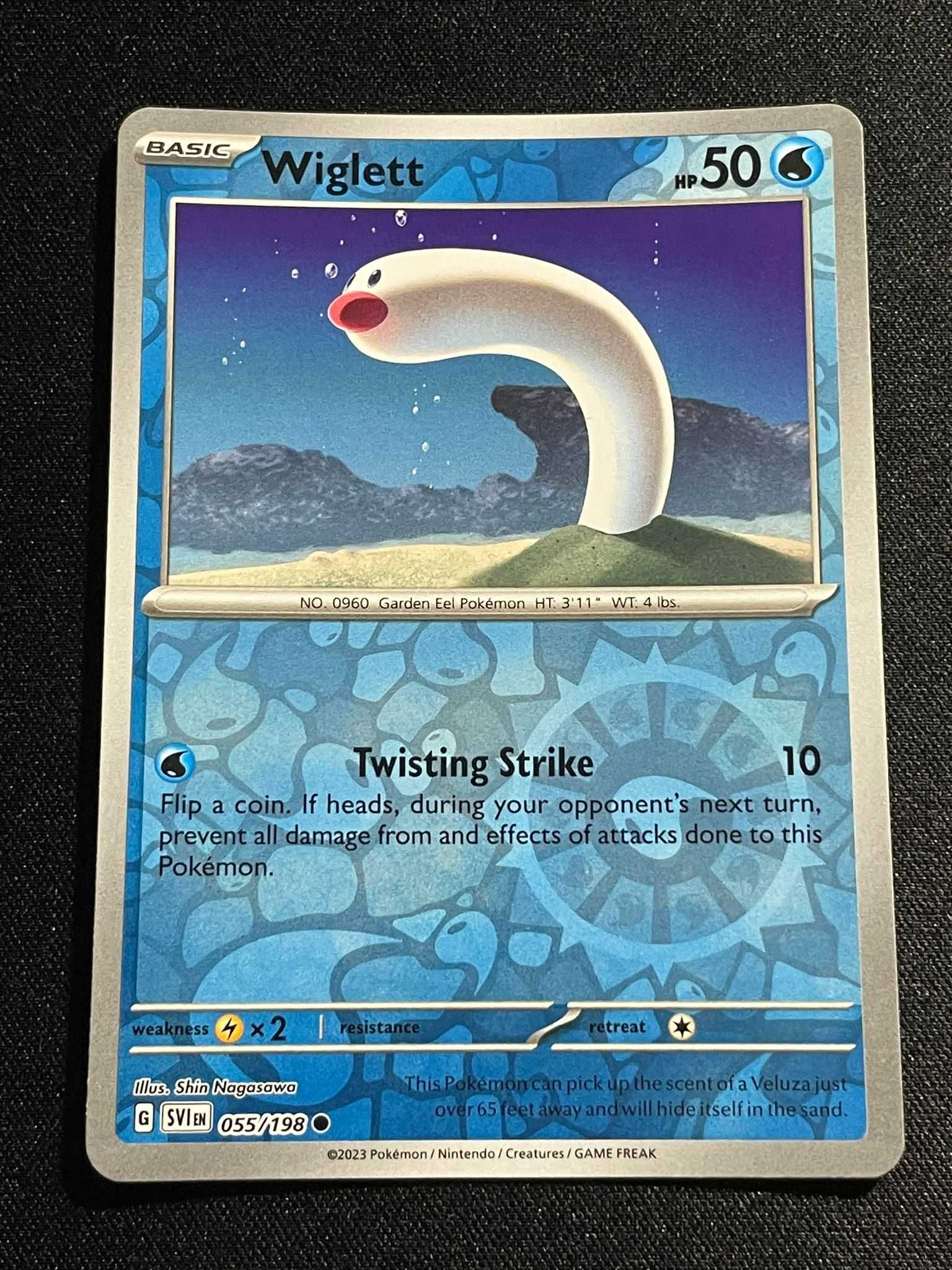 Carta Pokémon Wiglett 55/198 Scarlet & Violet