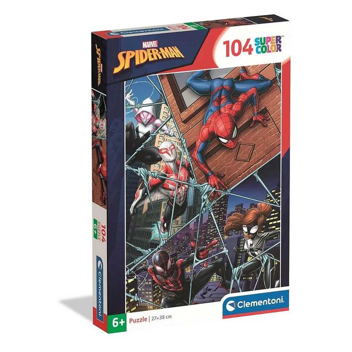 Puzzle Clementoni Spider-Man Super Color 27x38cm 104 peças