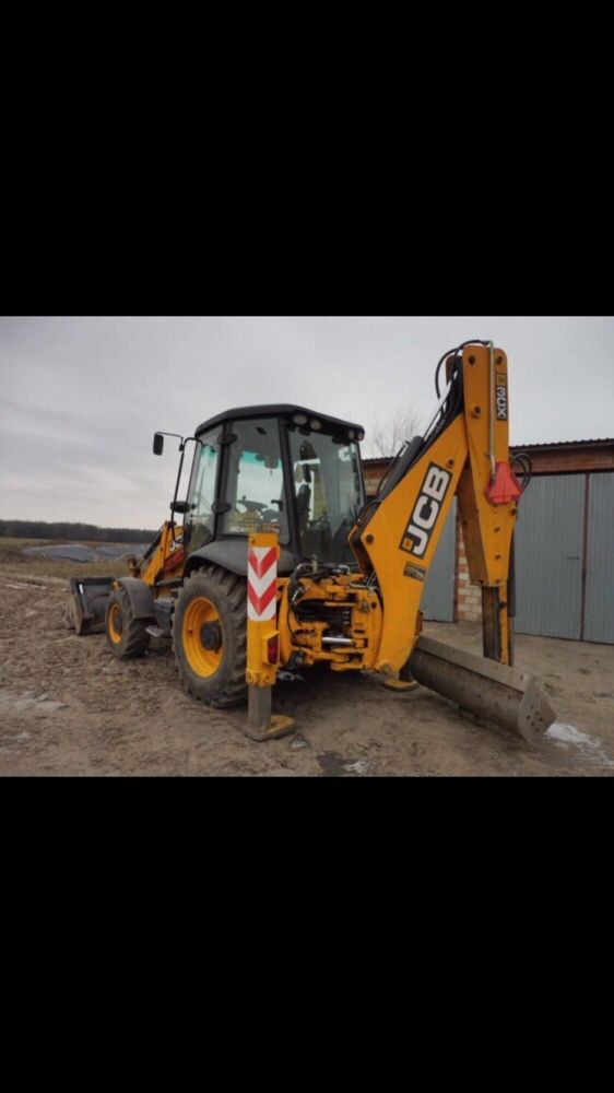 Аренда услуги экскаватора погрузчика JCB . Гидромлот . НДС
