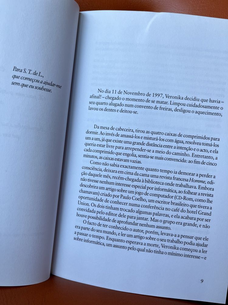 “Veronika Decide Morrer”, Paulo Coelho