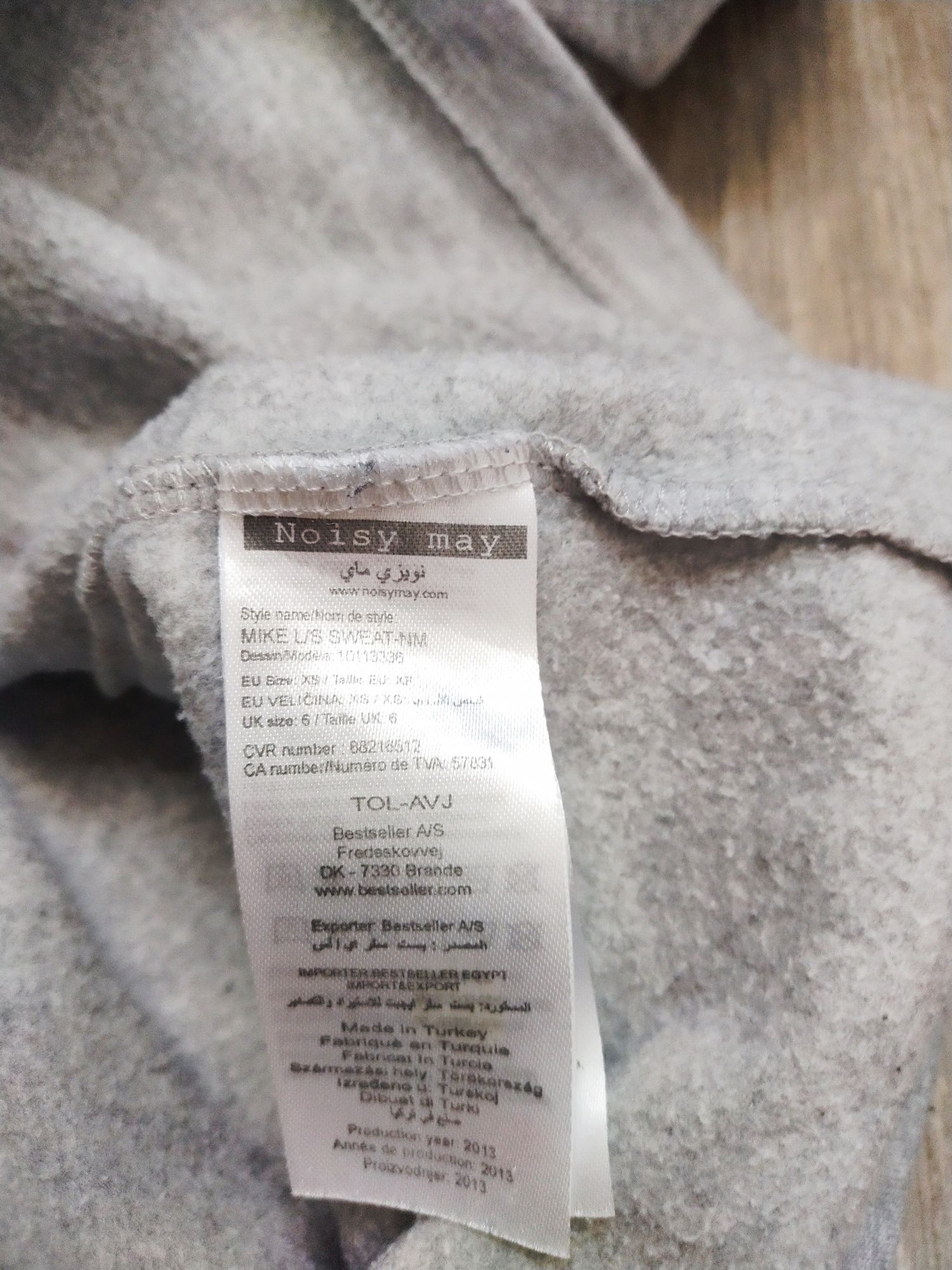 Bluza z wysokim kołnierzem XS
