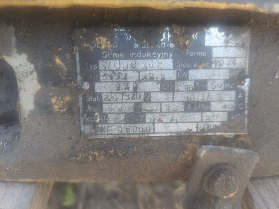 Sprawne Silniki elektryczne, wyciągarka   5,5 kW 17 kW Cena 3 zł za kg