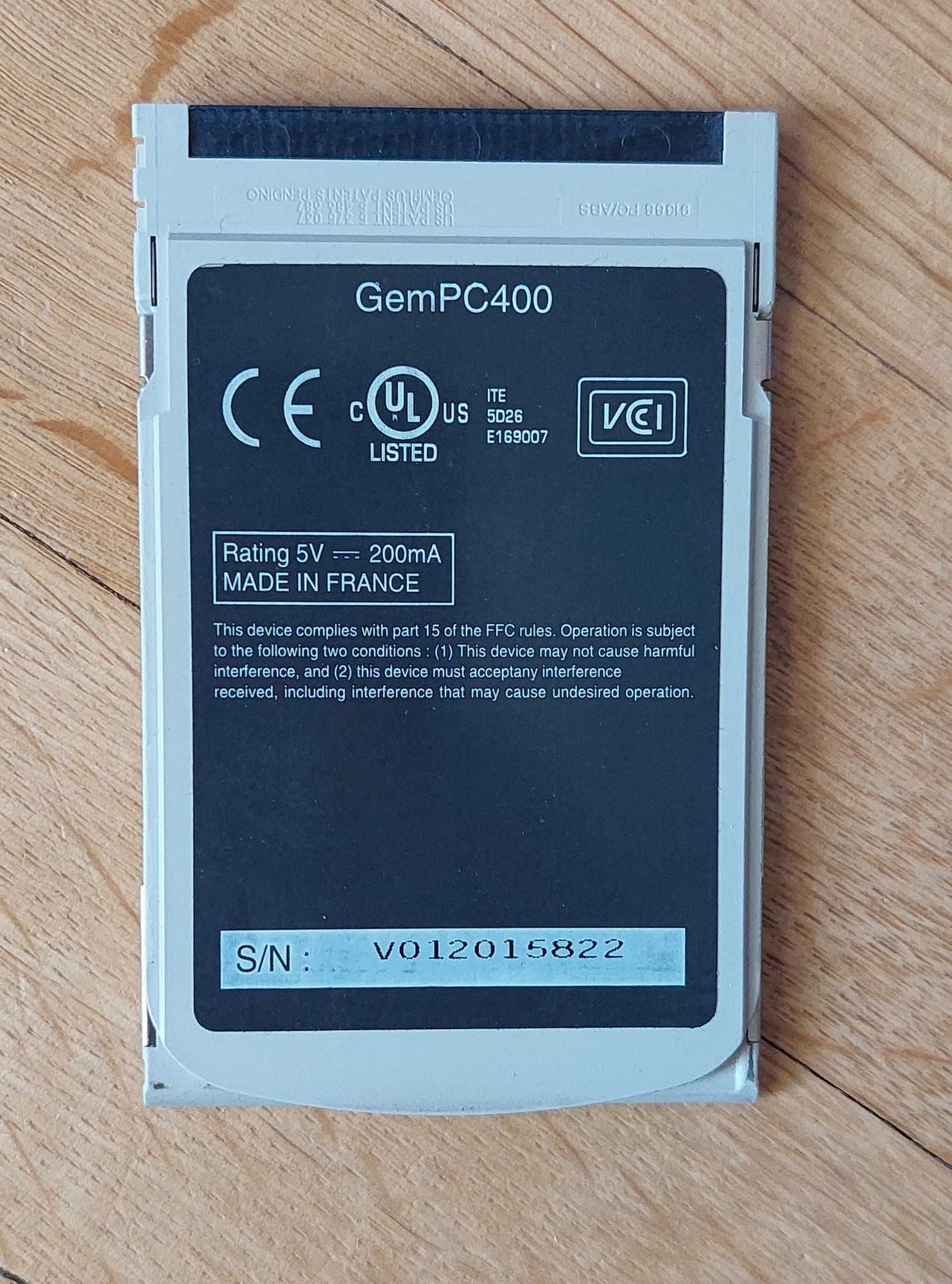OKAZJA ! UNIKAT Czytnik kart GemPC400 PCMCIA