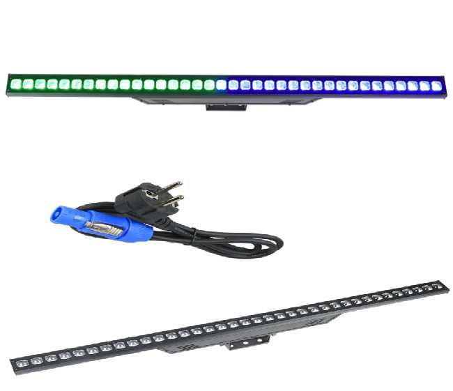 Listwa belka LED BAR Mocne 36 x 3 W RGB Mix Kolorów Stroboskop DMX