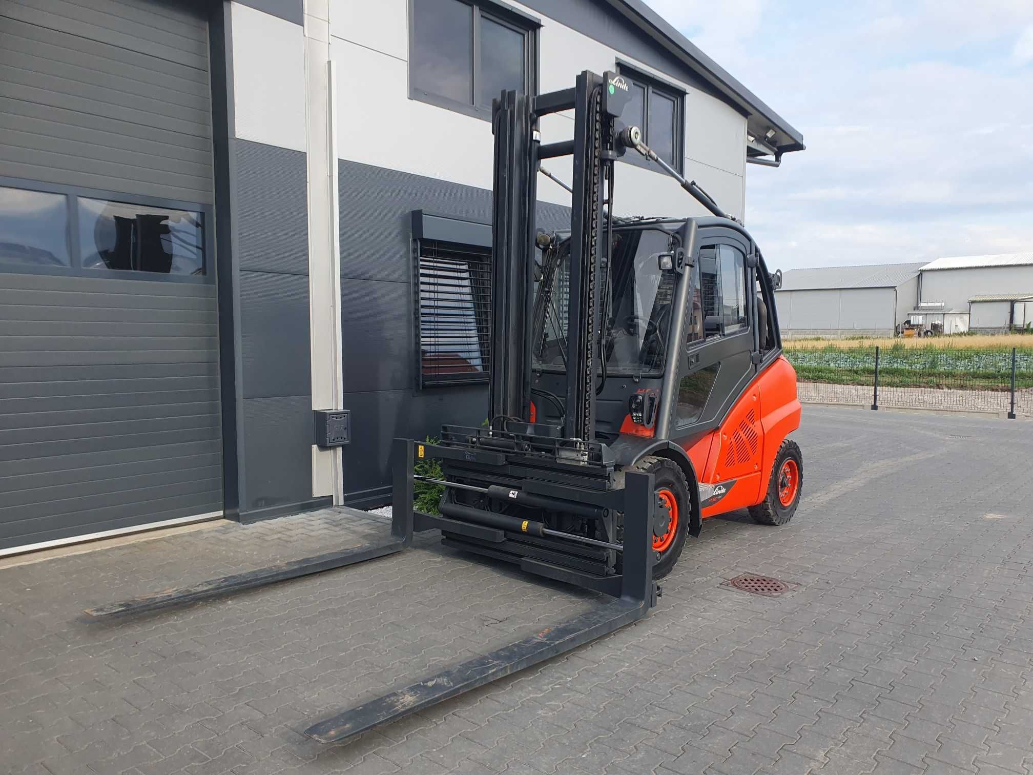 Wózek widłowy Linde H50T 2018r Triplex 4,4 m 4 sekcje H45 H40 H60