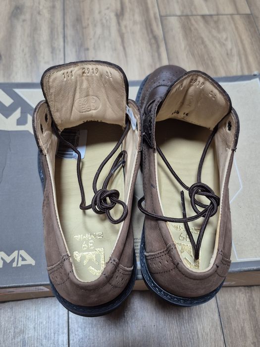 Emma Safety Napoli buty robocze skórzane eleganckie 39 brąz