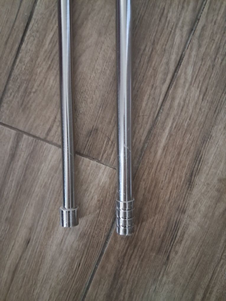 Karnisze podwójne 202cm i 2x 160cm
