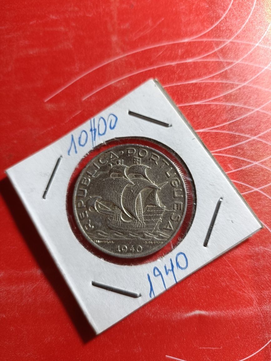 Moeda 10 escudos 1940