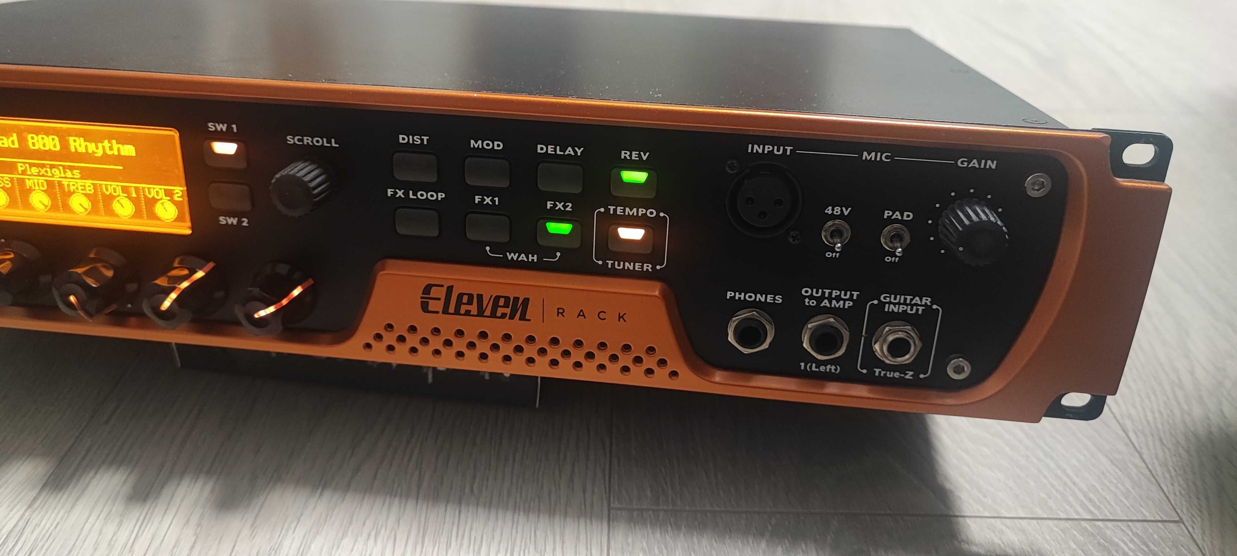 Multiefekt Eleven Rack od AVID Procesor Efektów Gitara Bas Wokal