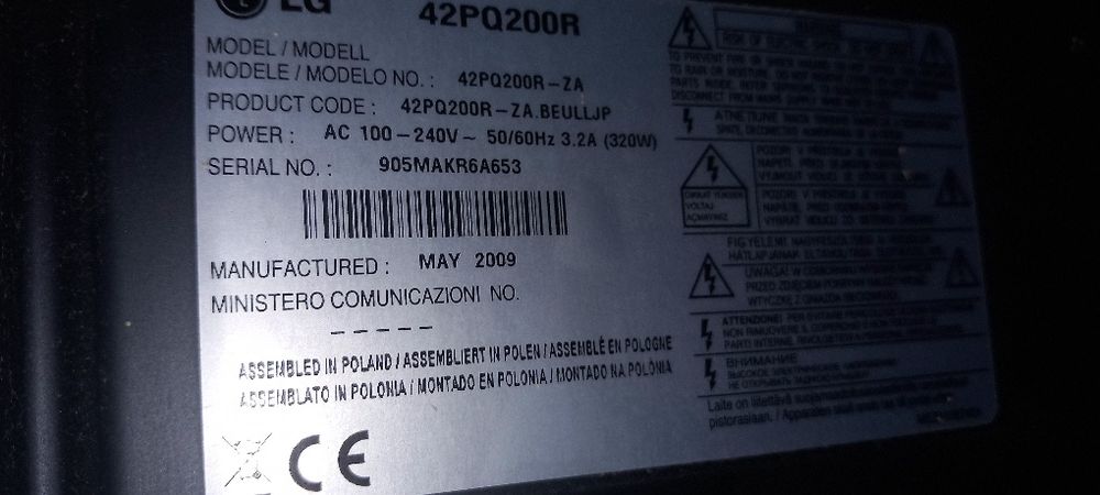 Telewizor 42 cale Plazma ..