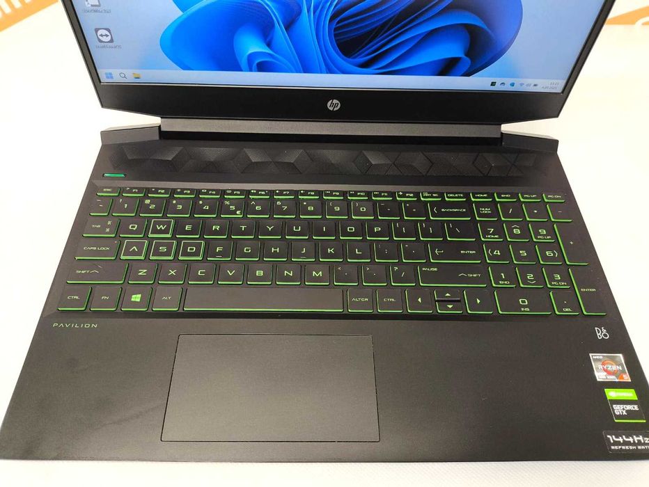 Laptop GAMINGOWY HP 15,6" Ryzen 5 32GB 1TB SSD GTX 1650Ti 4GB Win11 GW