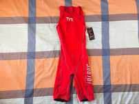 Гідрокостюм жіночий, Свімскін TYR TORQUE ELITE Swimskin Червоний, S