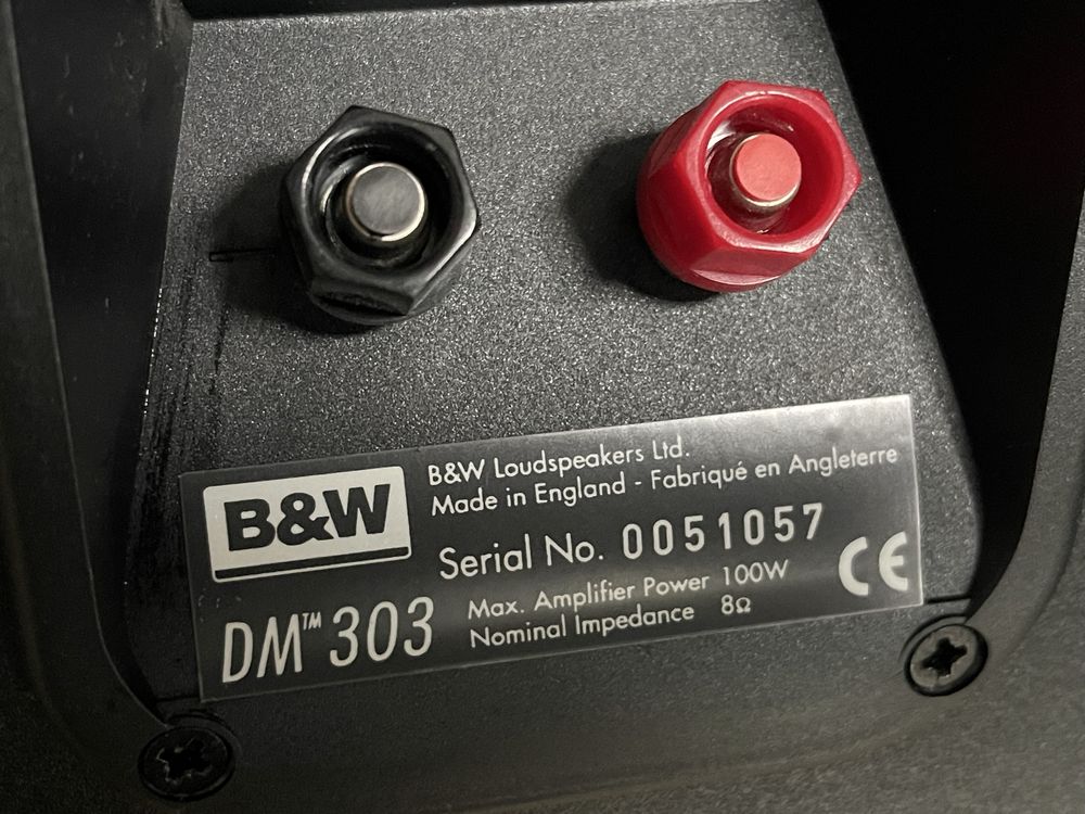 B&W DM303 - kolumny głośnikowe Hi-end
