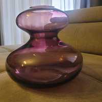 Piękny szklany wazon ! Fioletowy !