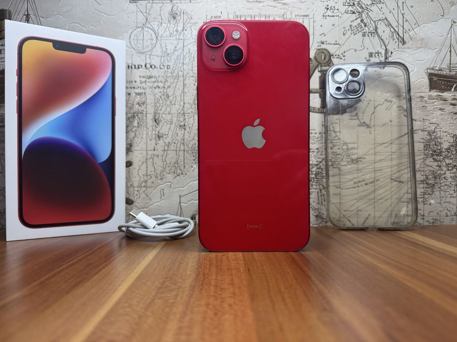 iPhone 14 Plus • JAK NOWY! • ETUI | KABEL | SZKŁO