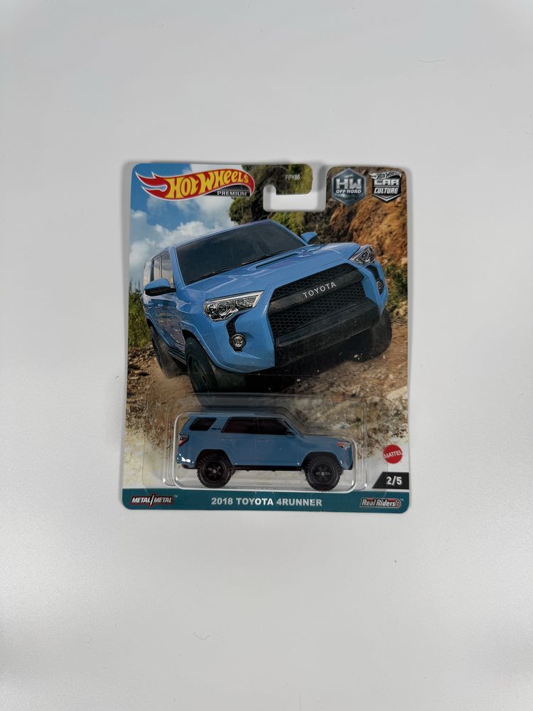 Hot Wheels Off Road zestaw 5 aut Premium, Toyota, Range Rover Mercedes