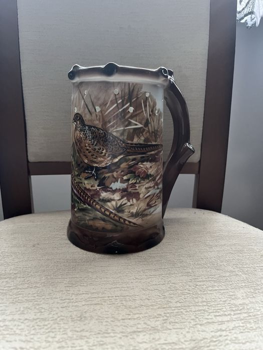 Porcelanowy kufel z bażantami Bavaria