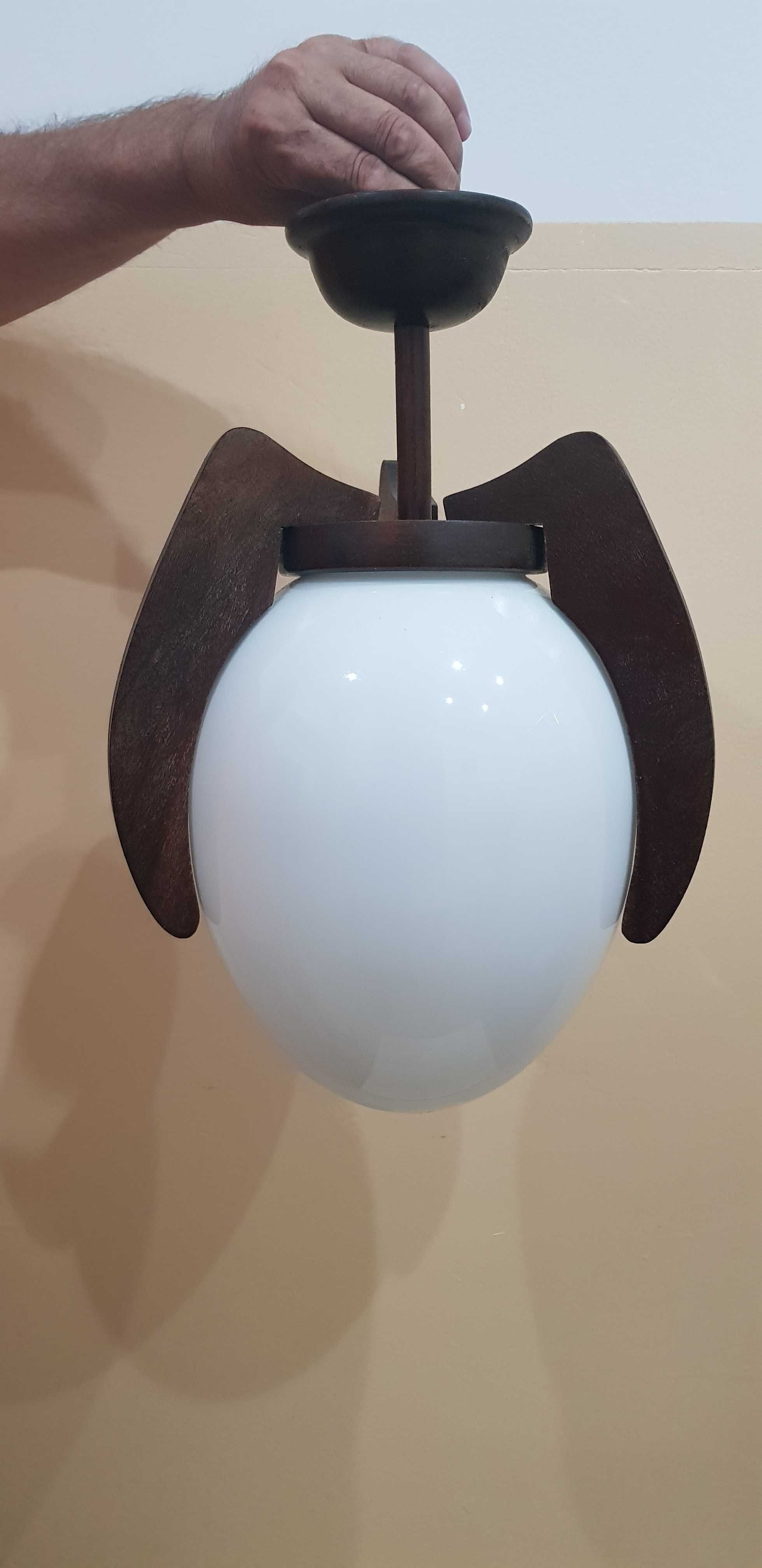 Lampa sufitowa szklana