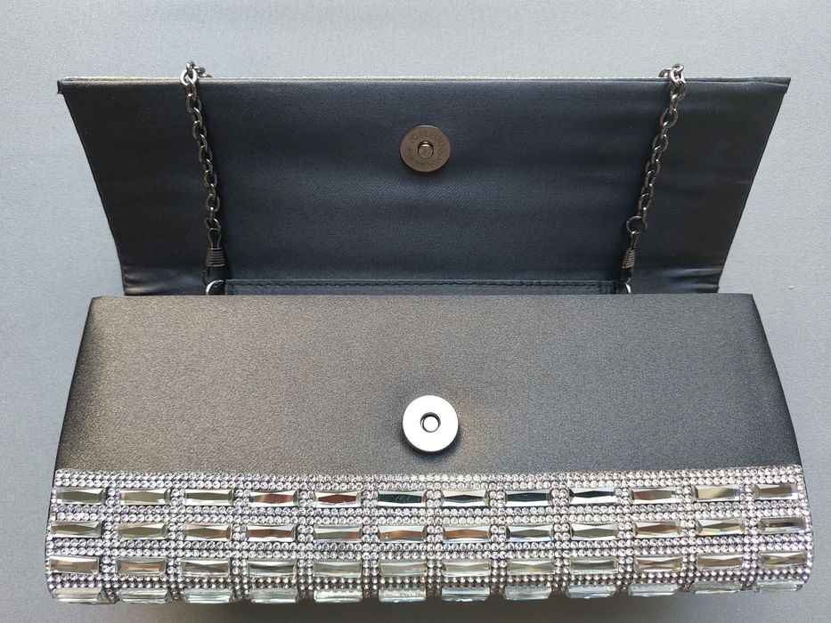 Torebka kopertówka Aldo srebrna