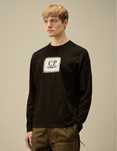 Кофта C.P. Company 30/1 Jersey Long-sleeve Black Оригінал