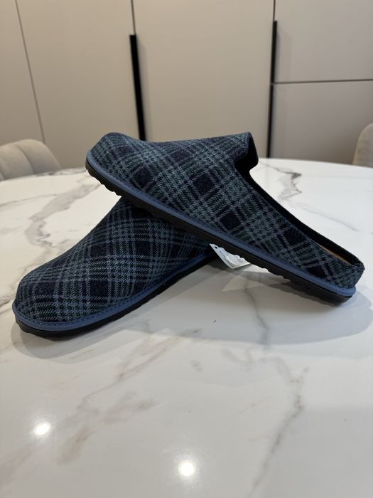 Домашні чоловічі тапки Інблу. Натуральні ортопедичні.