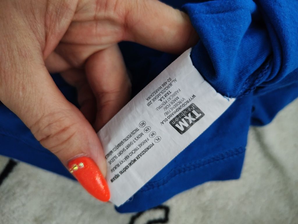 Koszulka męska  txm rozm XXL wysyłka InPost paczkomat etykieta cyfrowa