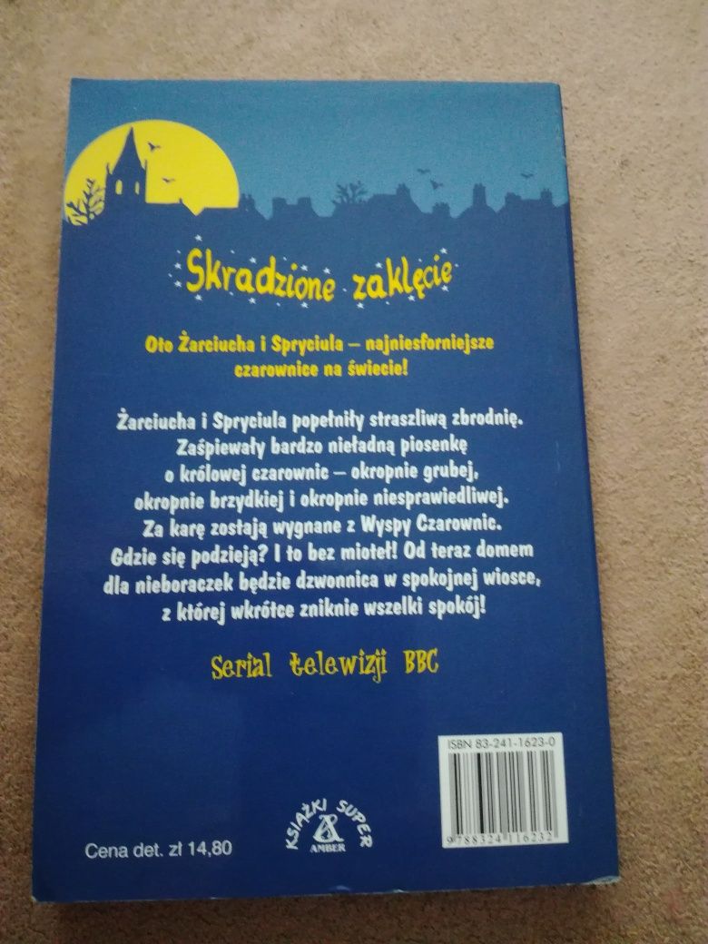 Saunders Czarownice z dzwonnicy Skradzione zaklęcie książka dla dzieci