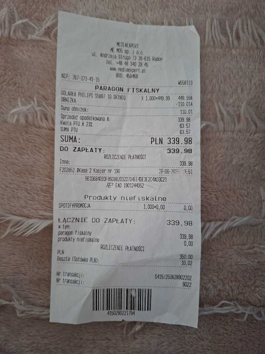 Golarka Philips 5000 Series – Stan idealny!