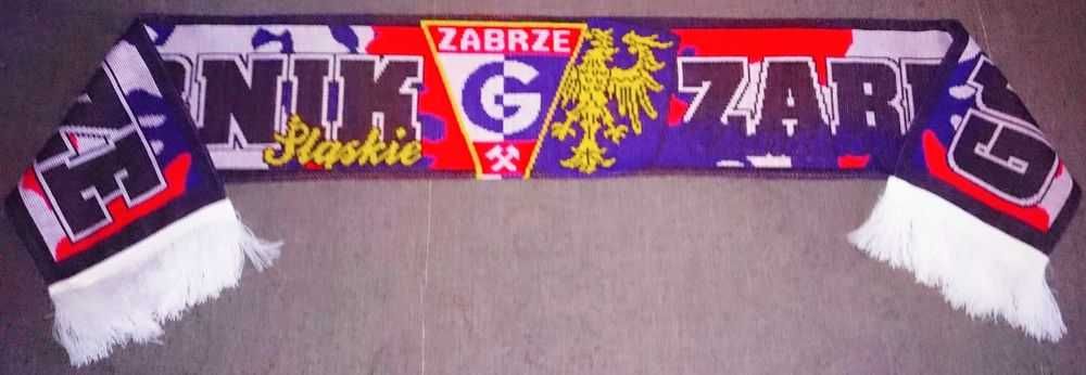GÓRNIK ZABRZE !! Szalik szal piłkarski sportowy