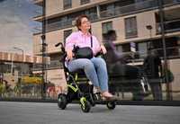Wózek inwalidzki elektryczny SMILE, ultralekki 20 kg