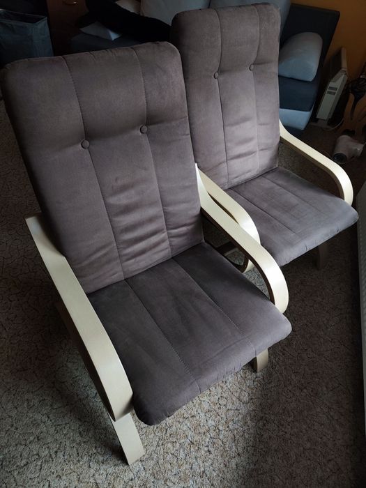 Fotele welurowe do salonu