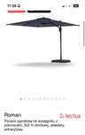 Parasasol ogrodowy 3x3