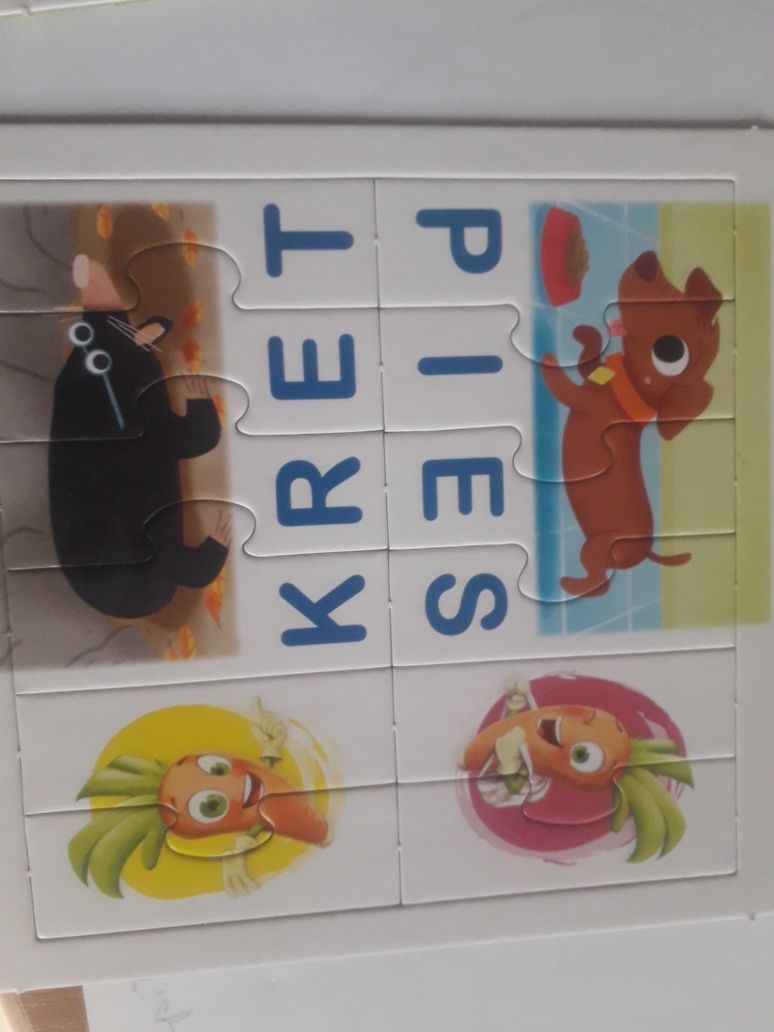 Puzzle pierwsze slowa