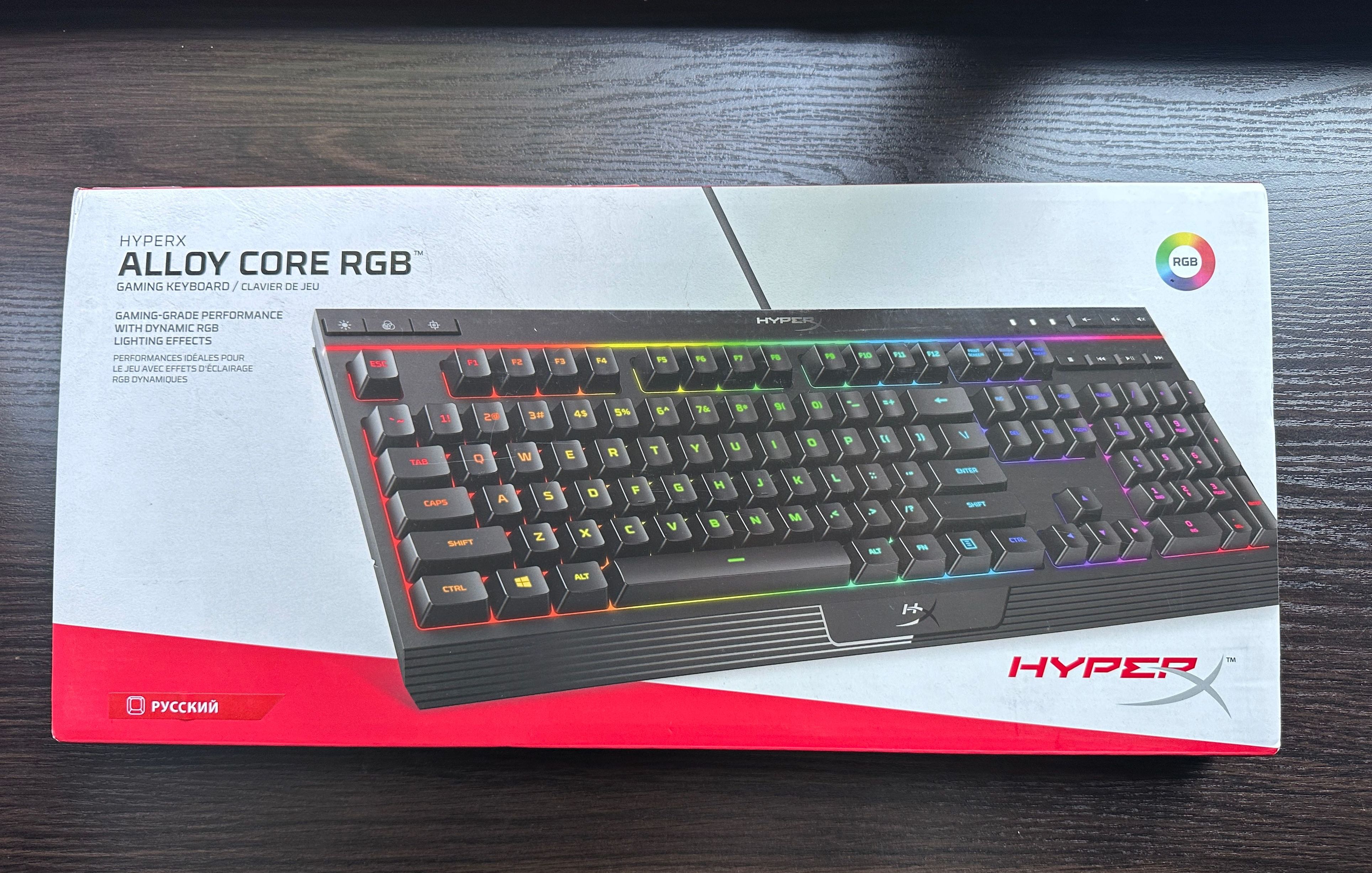 Клавіатура HyperX Alloy Core RGB