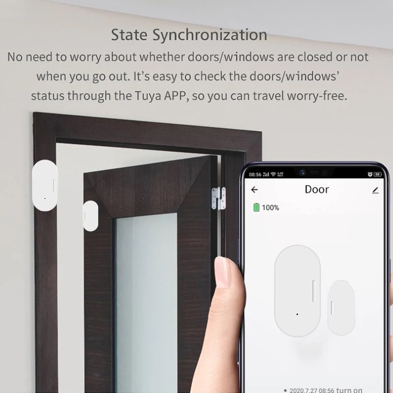 Czujnik otwarcia Zigbee ( inteligentny dom ) TUYA, HOMEKIT