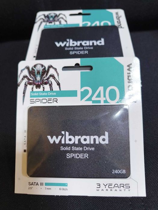 Накопичувач SSD 2.5"  Wibrand Spider 240GB SATAIII WI2.5SSD/SP240GBST