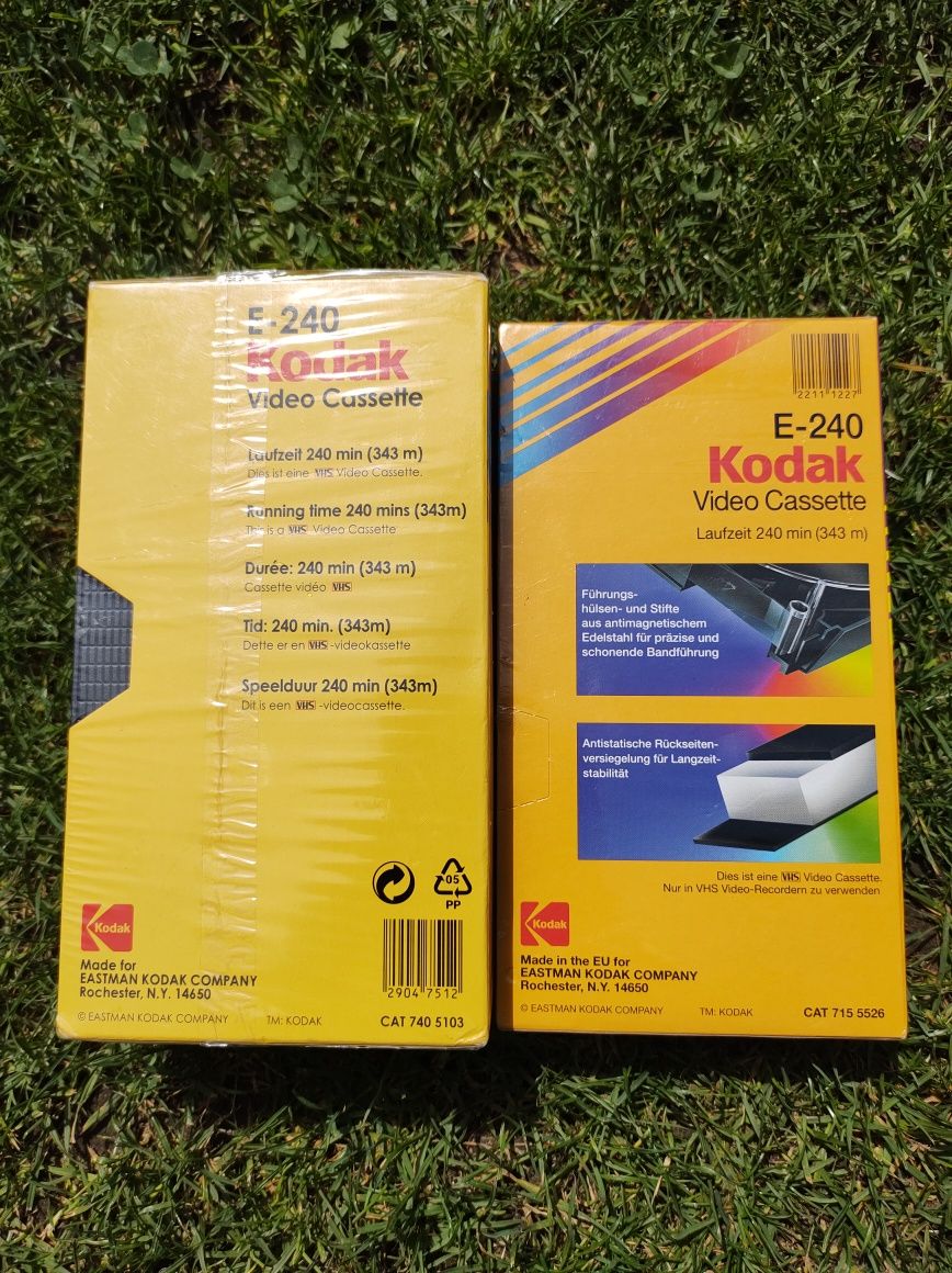 Kasety wideo Kodak HS E-240 3 sztuki