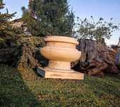 Donica ogrodowa betonowa kielich Bonsai dworek pałac ogród skwer aleja